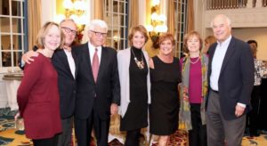 R: Beverley Lacy (Jenkins Foundation Founding Director), Jeffrey Wilt (Monument Group), Al Lacy, Patte Koval (Jenkins Foundation Board of Directors Chair), Karen Stanley (CARITAS CEO), Bobbie Ukrop, and Jim Ukrop.