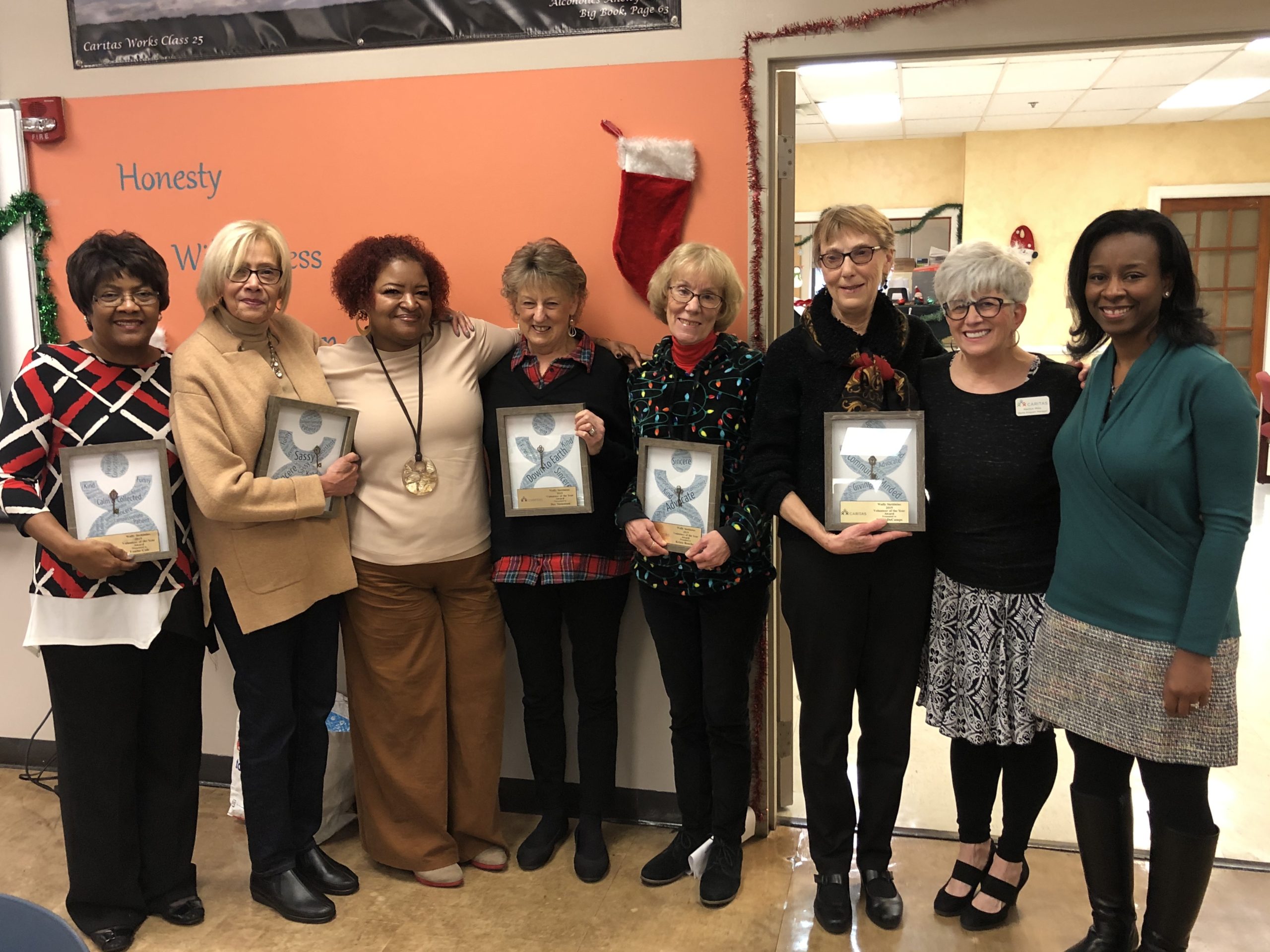 2019 Volunteers of the Year at CARITAS